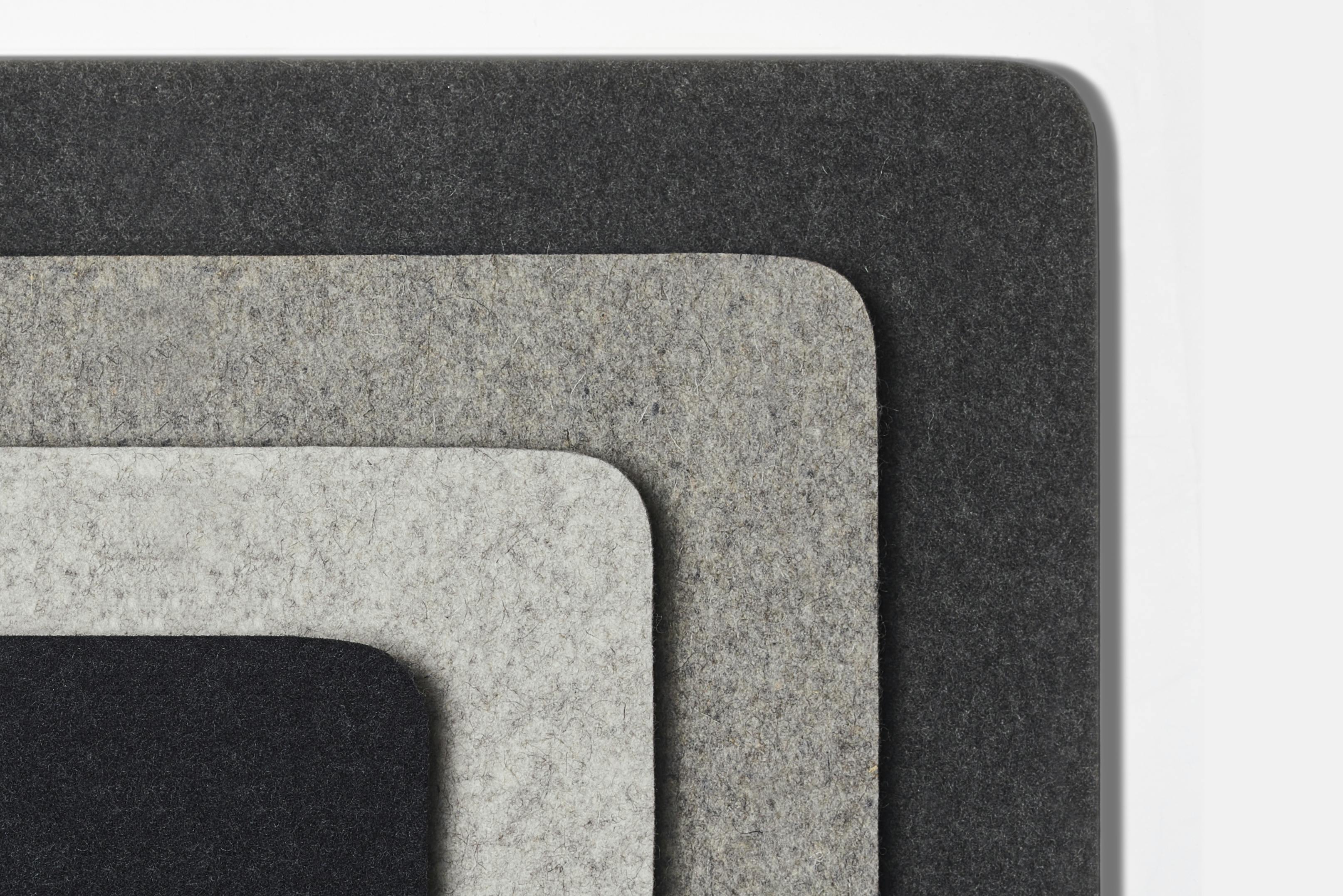 PDP Image: Felt Tops (The Nightstand / Heathered Grey) - 3:2 - Four Stacked