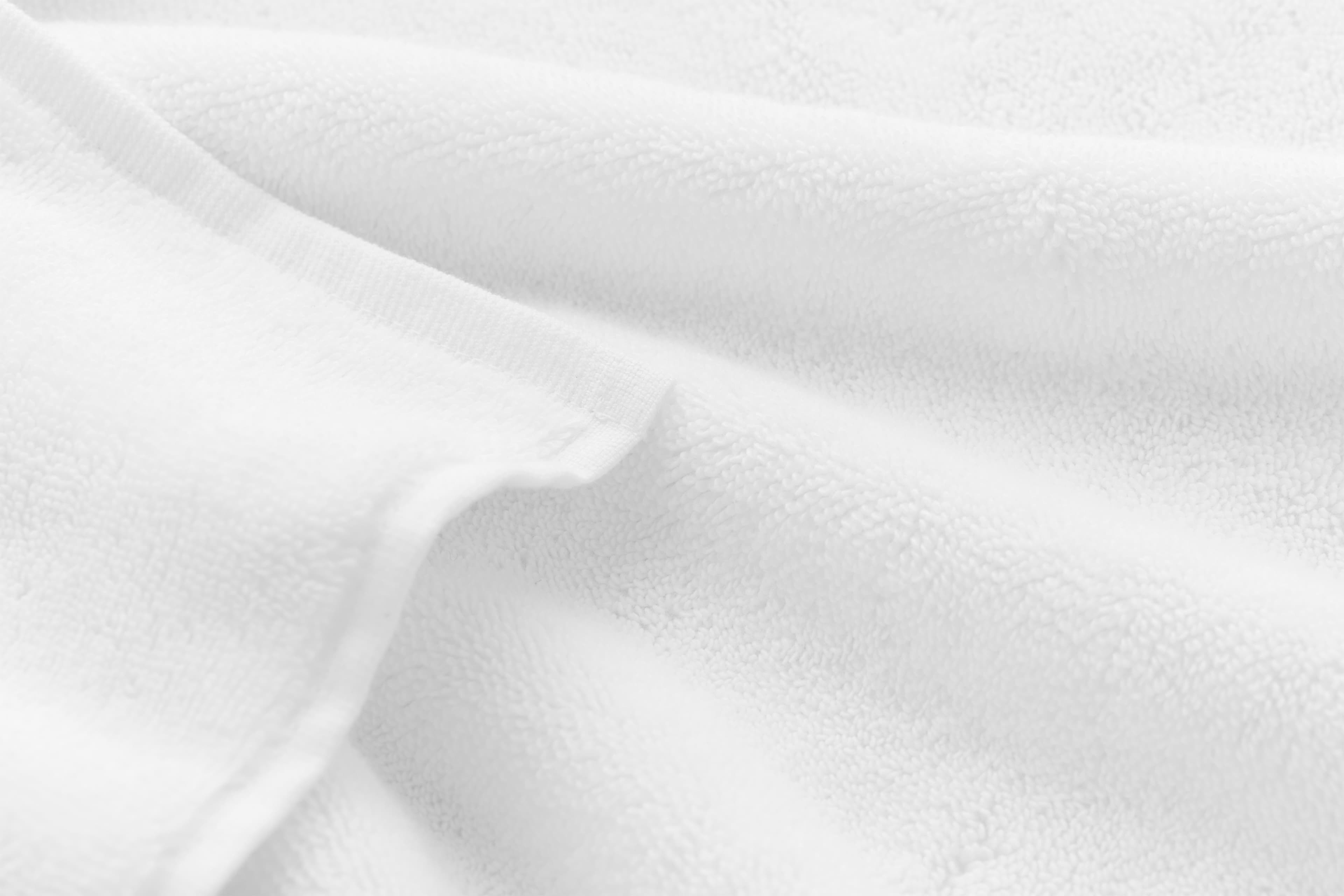 Turkish Cotton Towels (White / Bath Towel) - Material Detail