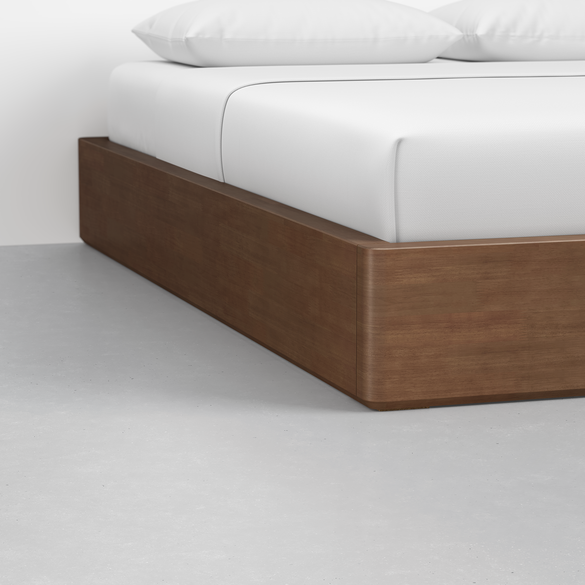 Essential Bed (Walnut / Frame) - Joint Detail