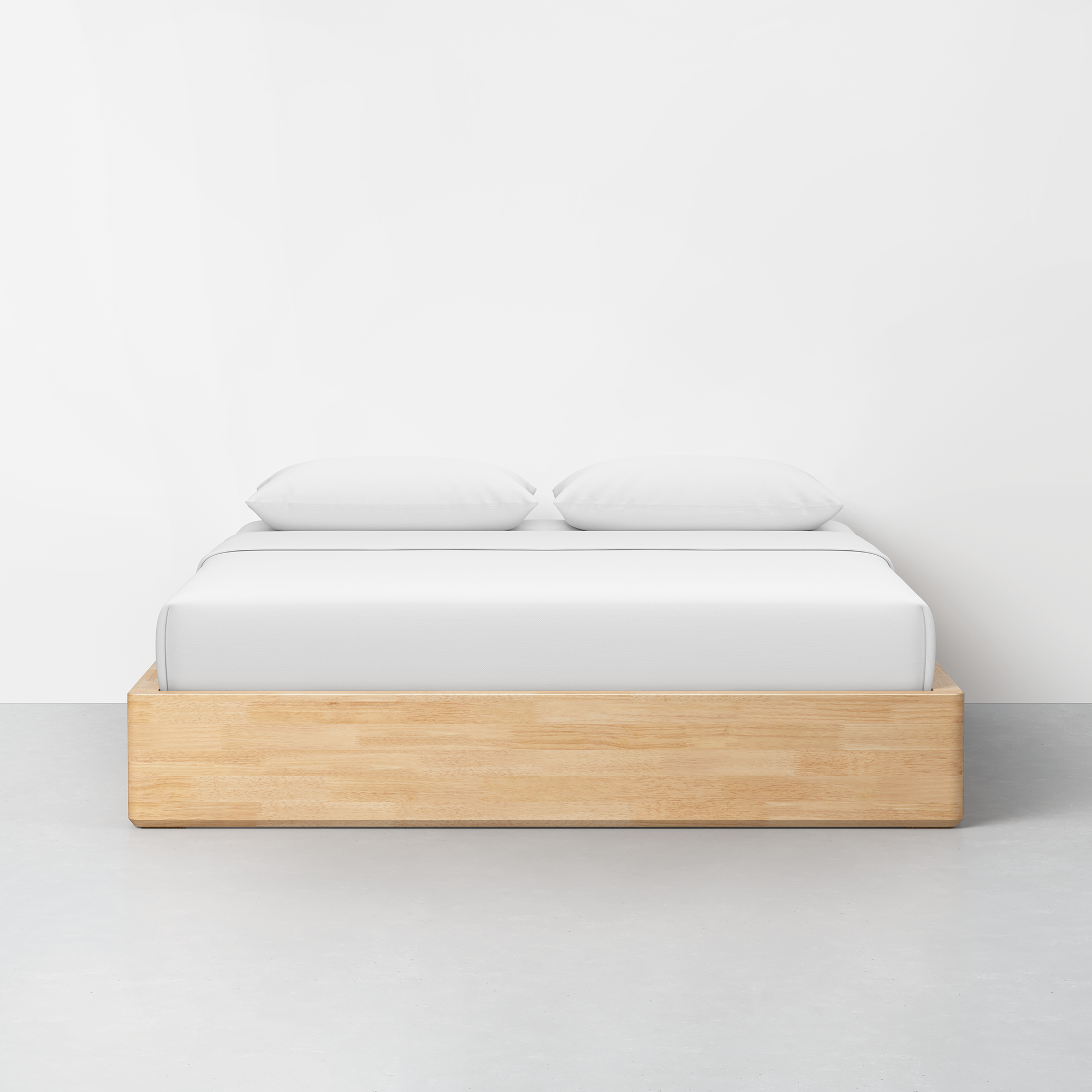 Essential Bed (Natural / Frame) - Front