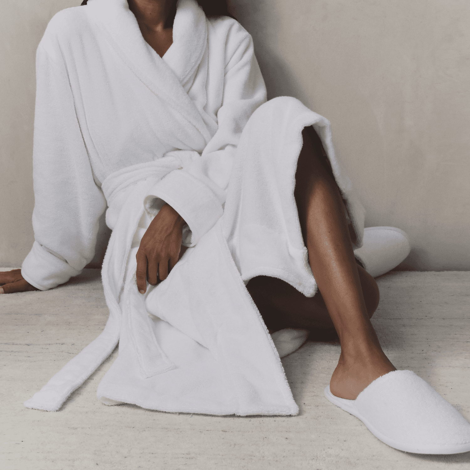 Turkish Cotton Bath Robe - Perfect Partnership - Mobile (Key Elements)