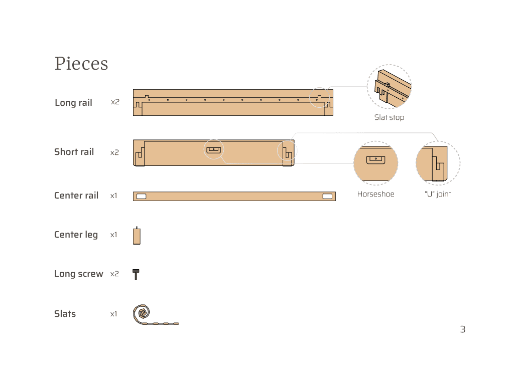 Pieces - Essential Bed - Desktop