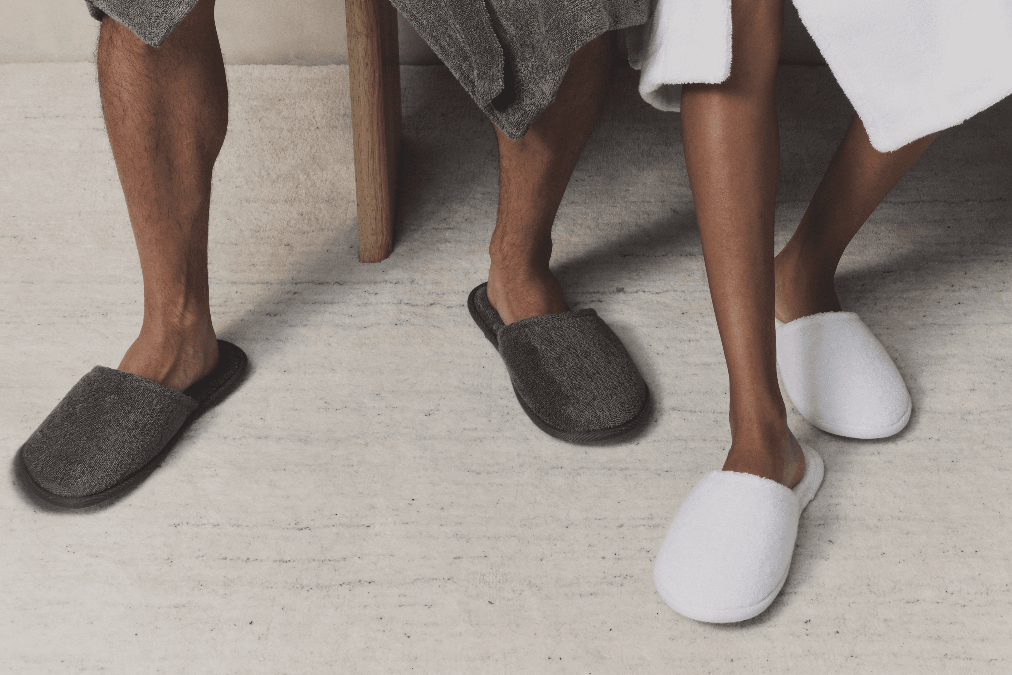 Turkish Cotton Bath Slippers (Editorial) - PDP