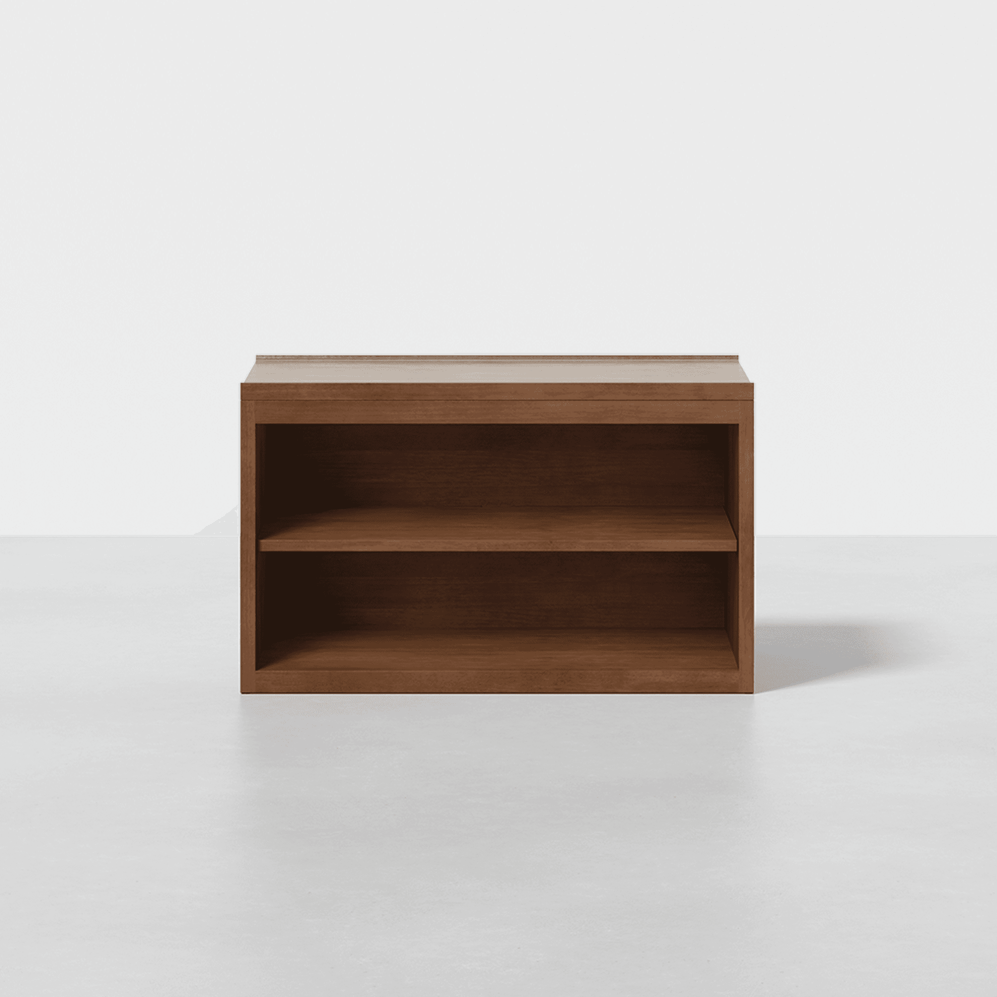 The Cubby Nightstand (Walnut) - Render - Front