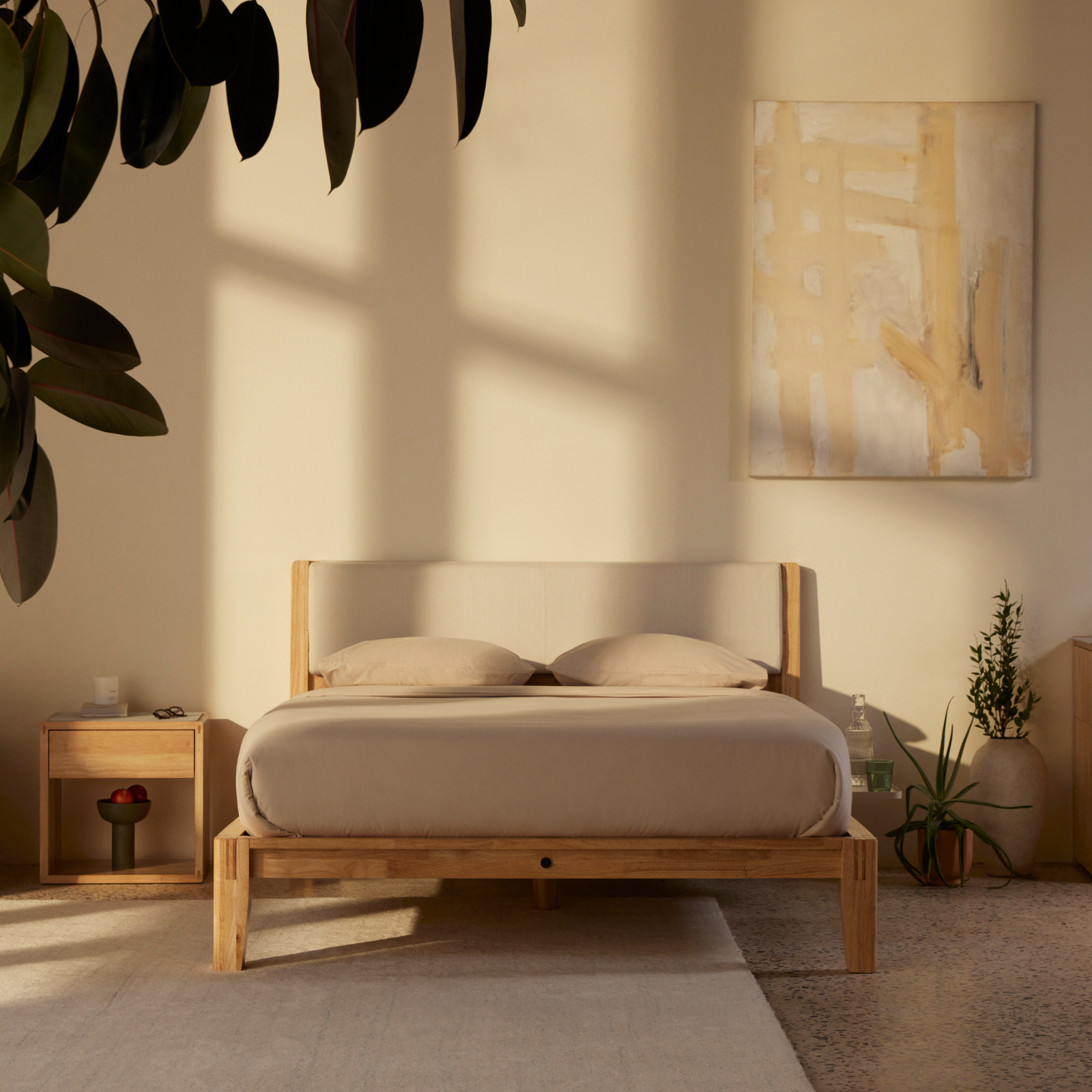 Beds LP - Look Book (The Bed + HB Cushion, in Natural) - MB Card