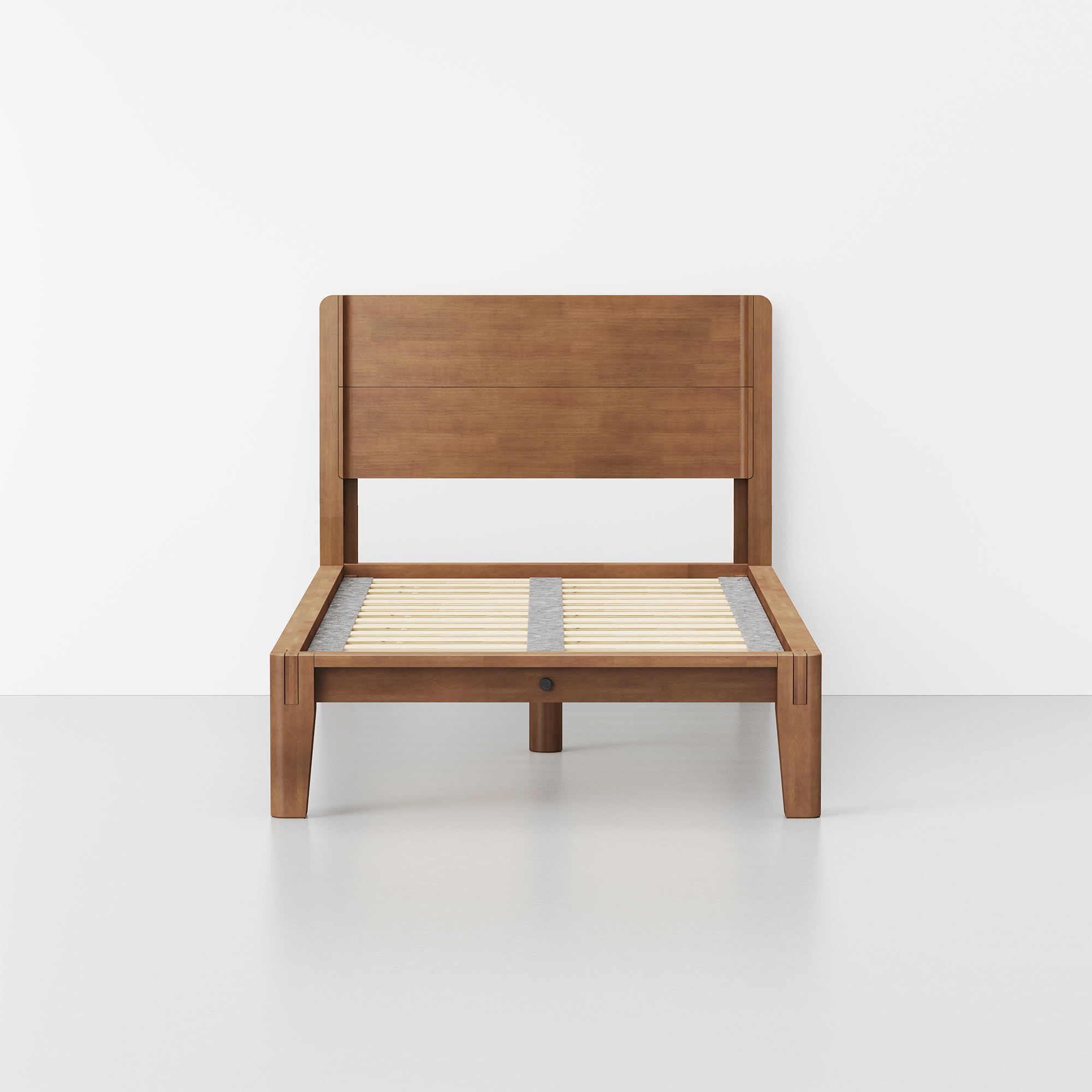 PDP Image: The Headboard (Twin / Walnut) - Renderings - No Mattress