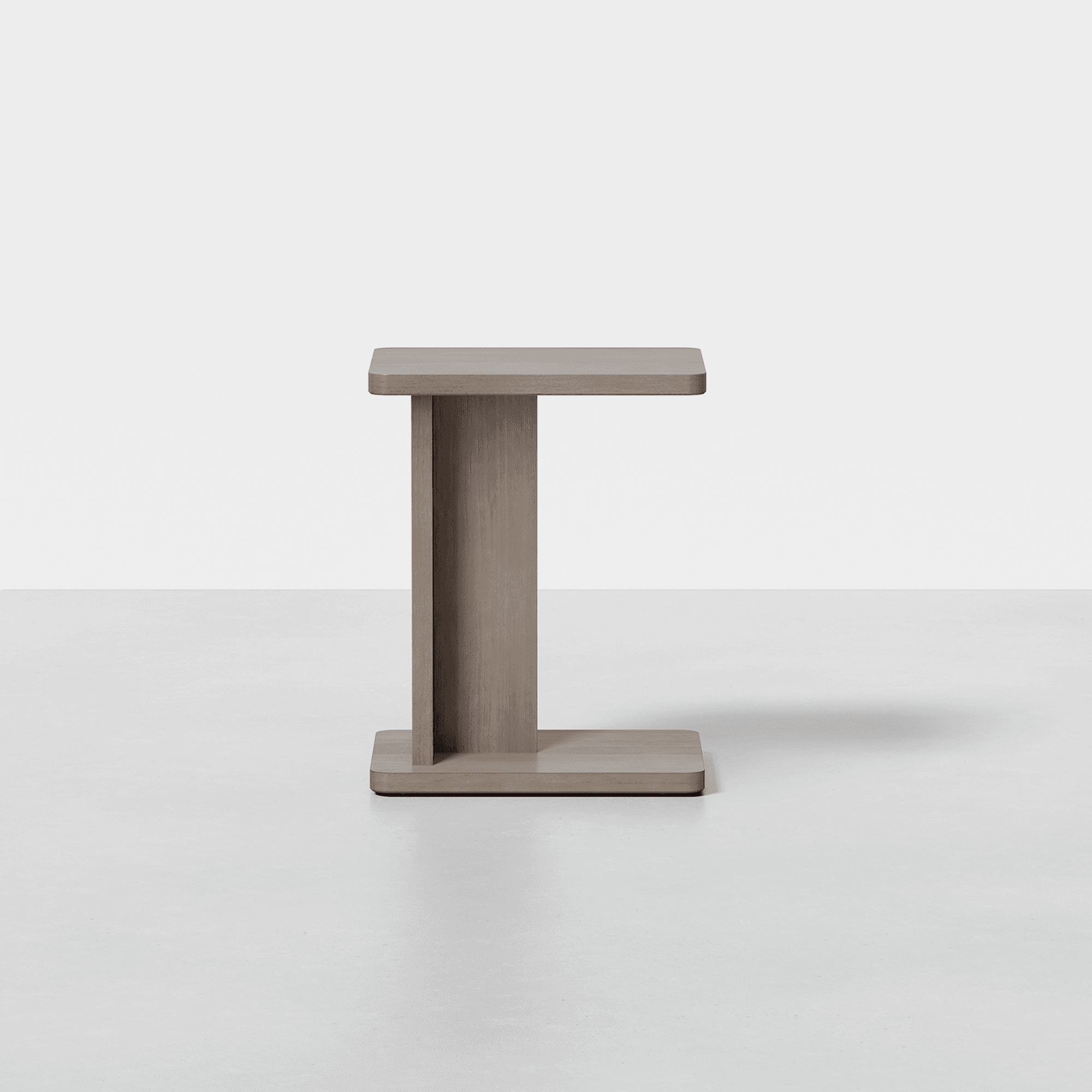 C Side Table (Grey) - Render - Front