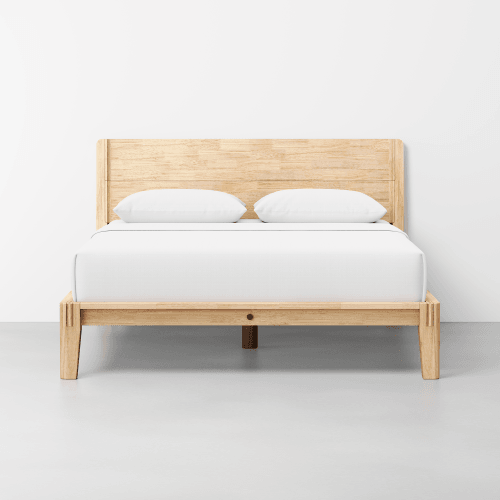 PDP Image: The Headboard (Queen / Natural) - Renderings - Bed 