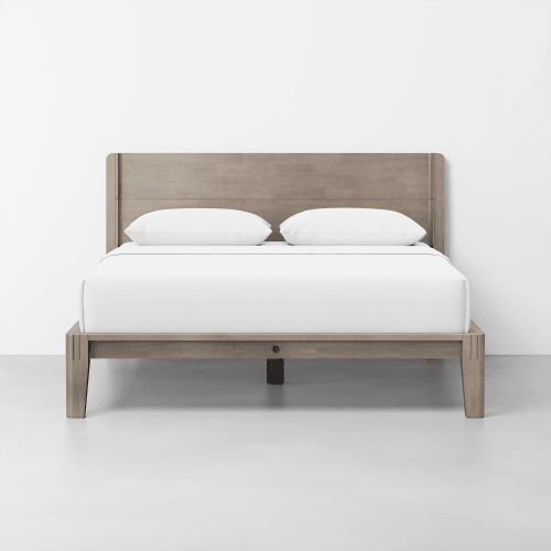 PDP Image: The Headboard (Queen / Grey) - Renderings - Bed