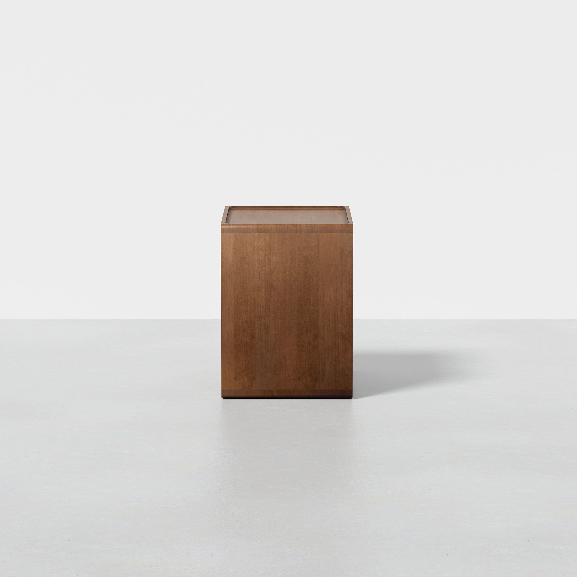 PDP Image: The Nightstand (Walnut) - Render - Side